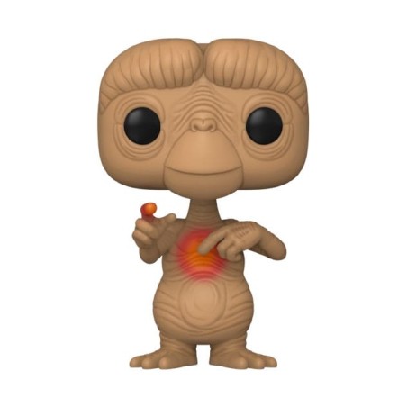 E.T. l'extra-terrestre - E.T. 40th Anniversary POP! Movies Vinyl figurine E.T. w/heart (Glow-in-the-Dark) 9 cm