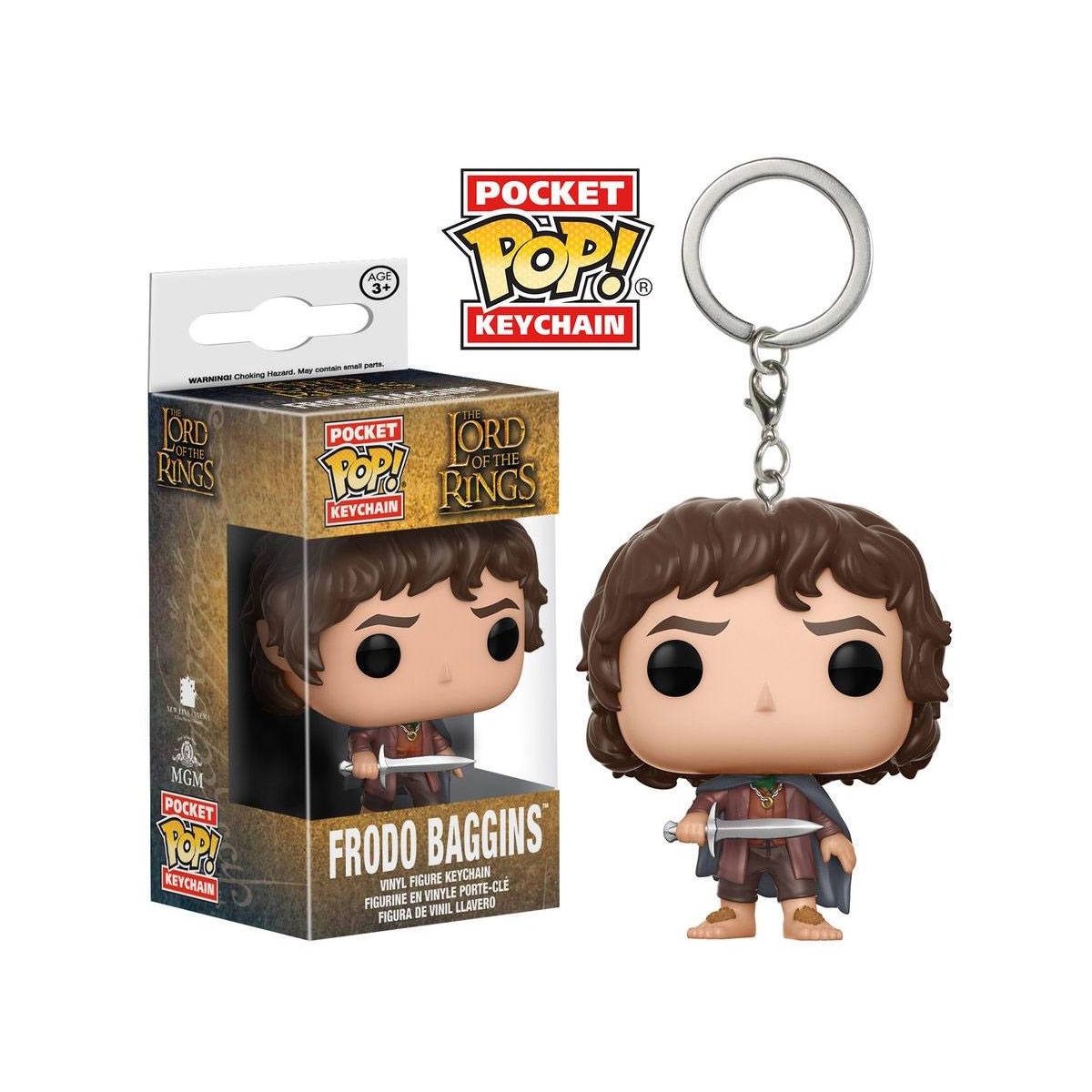 Le Seigneur des Anneaux - Porte-clés Pocket POP! Frodo 4 cm