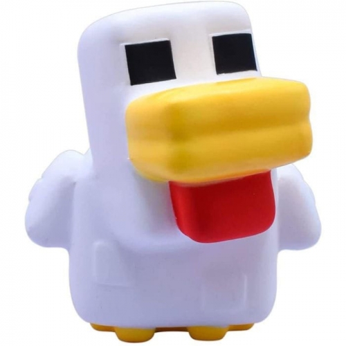 Minecraft - Figurine anti-stress Mega Squishme série 3 Poulet 15 cm