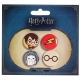 Harry Potter - Pack 4 badges Cutie  & Hedwig