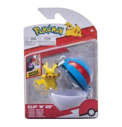 Pokémon Clip'n'Go - Poké Balls Wave 12 Pikachu & Super Ball