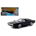 Fast & Furious - Réplique métal 1/24 Dodge Charger 1970 Matt Black