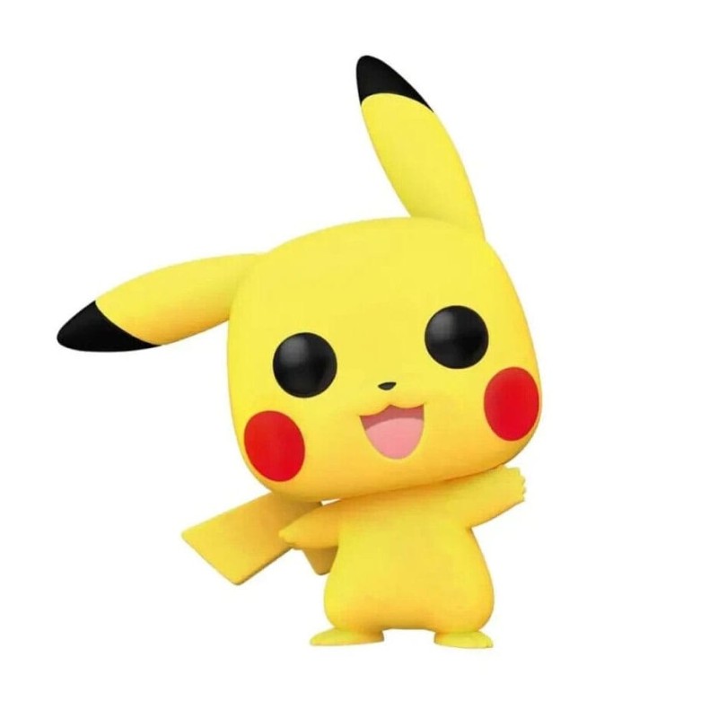 Pokémon - POP! Games Vinyl figurine Pikachu Waving (Flocked) 9 cm