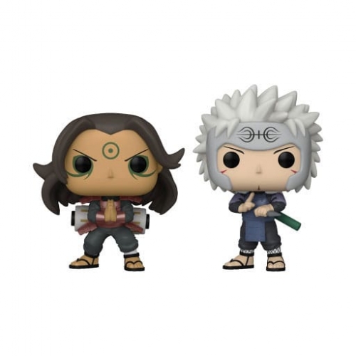 Naruto Shippuden - Pack 2 figurines POP! Hashirama & Tobirama 9 cm