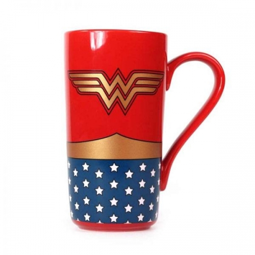 Wonder Woman - Mug Latte-Macchiato Logo Wonder Woman