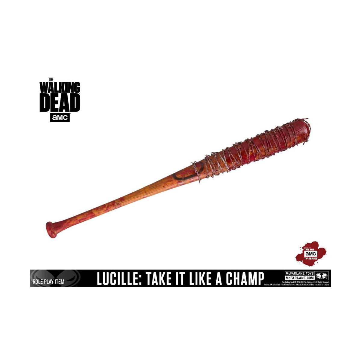The Walking Dead - Réplique batte de baseball de Negan Lucille Take It Like  A Champ Ver. 81 cm - Figurine-Discount