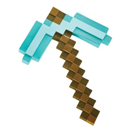 Minecraft - RÃ©plique plastique Diamond Pickaxe 40 cm