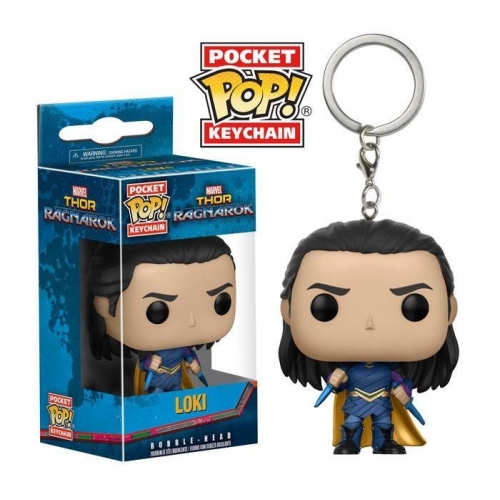 Thor Ragnarok - Porte-clés Pocket POP! Loki 4 cm