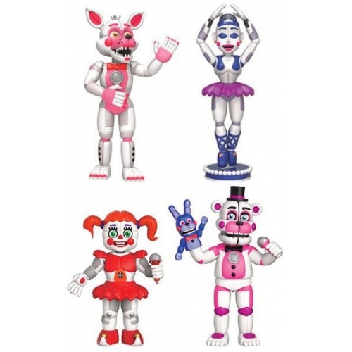 Five Nights at Freddy's - Pack 4 figurines Sister Location 5 cm