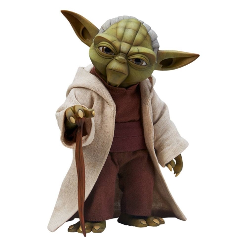 Star Wars The Clone Wars - Figurine 1/6 Yoda 14 cm