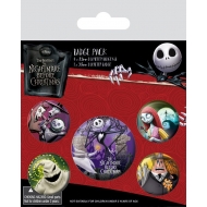 L'étrange Noel de Mr. Jack - Pack 5 badges Characters