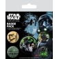 Star Wars Rogue One - Pack 5 badges Empire Star Wars Rogue One - Pack 5 badges Empire