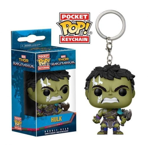 Thor Ragnarok - Porte-clés Pocket POP! Hulk (Gladiator Suit) 4 cm