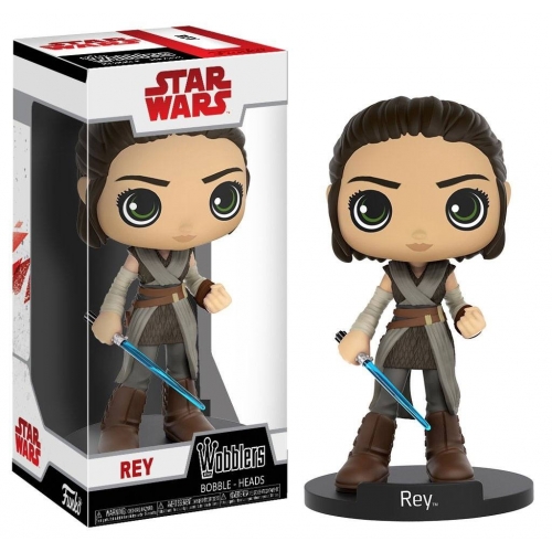 Star Wars Episode VIII - Figurine Wacky Wobbler Bobble Head Rey 15 cm