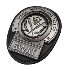 DC Comics - Batman réplique 1/1 The Dark Knight Gotham City SWAT Badge Limited Edition