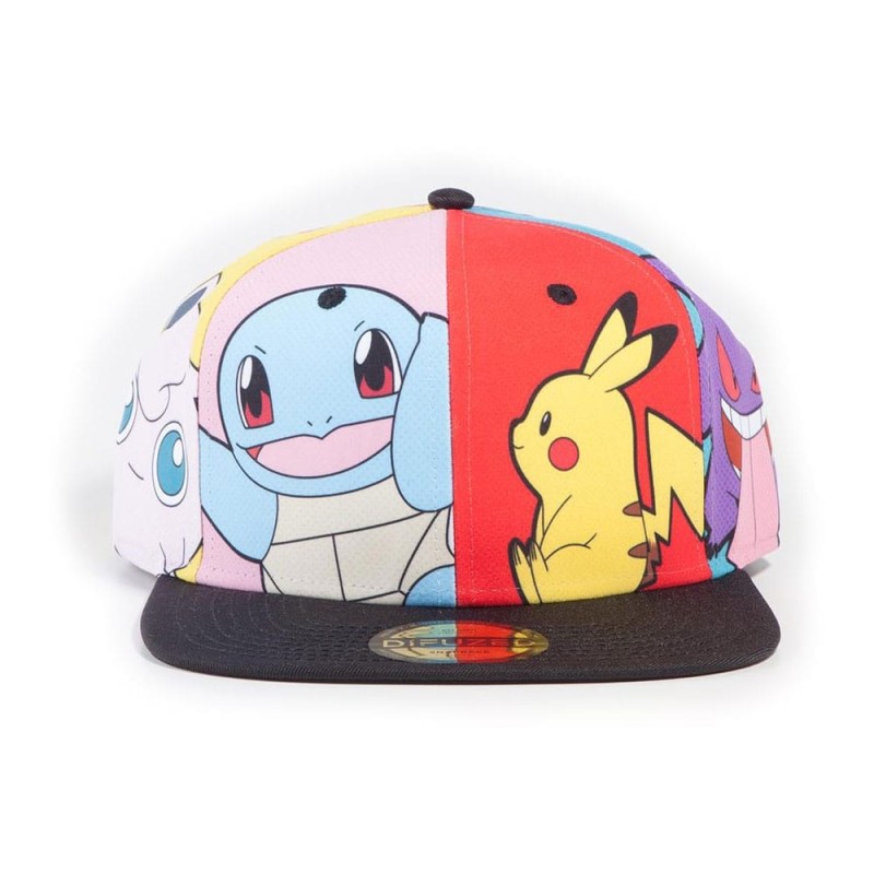 Pokémon - Pokemon casquette Snapback Multi Pop Art