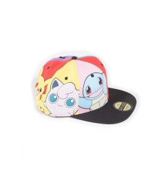 Pokémon - Pokemon casquette Snapback Multi Pop Art