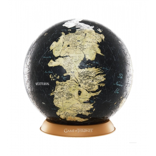 Game of Thrones - Puzzle 3D Globe Unknown World 540 pièces