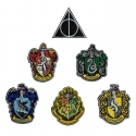 Harry Potter - Pack 6 Ecussons House Crests