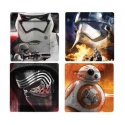 Star Wars Episode VII - Pack 4 plaques Star Wars