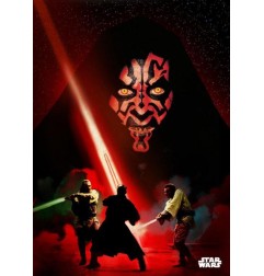 Star Wars - Poster en métal Darth Maul Duel