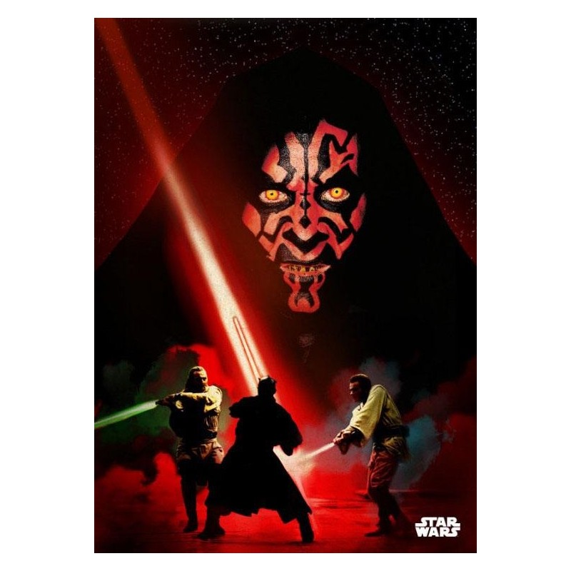 Star Wars - Poster en métal Darth Maul Duel