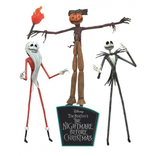 L'Étrange Noël de monsieur Jack - Pack 3 figurines The Jobs of Jack Skellington 18 cm