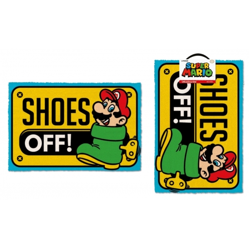 Nintendo - Paillasson Super Mario Shoes Off 40 x 60 cm