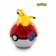 Pokémon - Réveil lumineux Pokeball Pikachu 18 cm