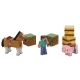 Minecraft - Pack 3 figurines Saddle Pack 8 cm