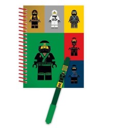 Lego - LEGO Ninjago Movie cahier avec stylo