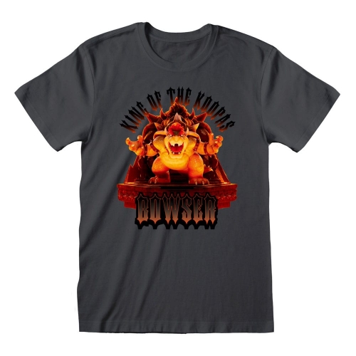 Super Mario Bros - T-Shirt Bowser Throne Fashion