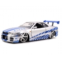 Fast & Furious 2 - Réplique métal 1/24 Brian's 1999 Nissan Skyline GTR R34