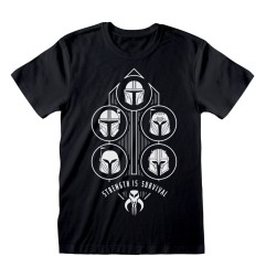 Star Wars - : The Mandalorian T-Shirt Strength is Survival 