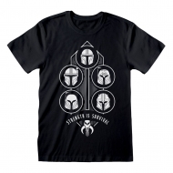 Star Wars : The Mandalorian - T-Shirt Strength is Survival