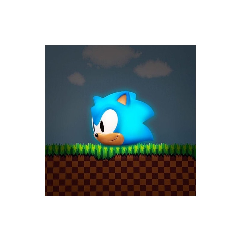 Sonic The Hedgehog - Sonic the Hedgehog lampe d'ambiance Sonic Head 12 cm