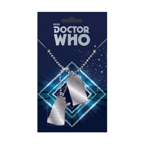 Doctor Who - Pendentifs Dog Tag Tardis & Dalek