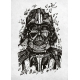 Star Wars - Poster en métal Darth Vader 32 x 45 cm