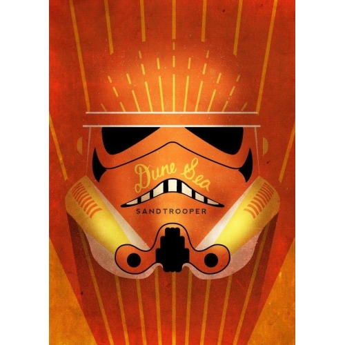 Star Wars - Poster en métal Masked Troopers Sandtrooper 32 x 45 cm