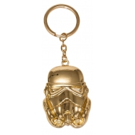 Star Wars Episode VIII - Porte-clés métal Golden Stormtrooper