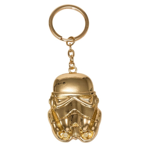 Star Wars Episode VIII - Porte-clés métal Golden Stormtrooper