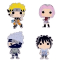 Naruto - Set 4 pin's émaillés POP! Pin Naruto Team 7 4 cm