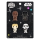 Star Wars - Set 4 pin's émaillés POP! Pin Star Wars 4 cm
