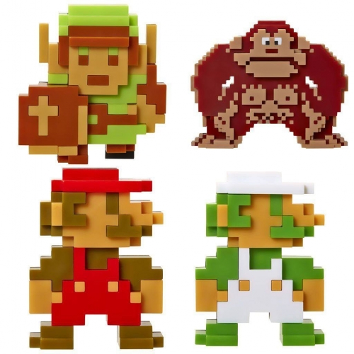 Nintendo - Pack 5 figurines Vinyl 6 cm Retro 8-Bit