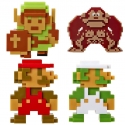 Nintendo - Pack 5 figurines Vinyl 6 cm Retro 8-Bit