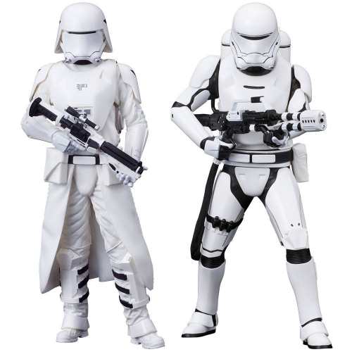 Star Wars Episode VII - Pack 2 statuettes ARTFX+ First Order Snowtrooper & Flametrooper 18 cm