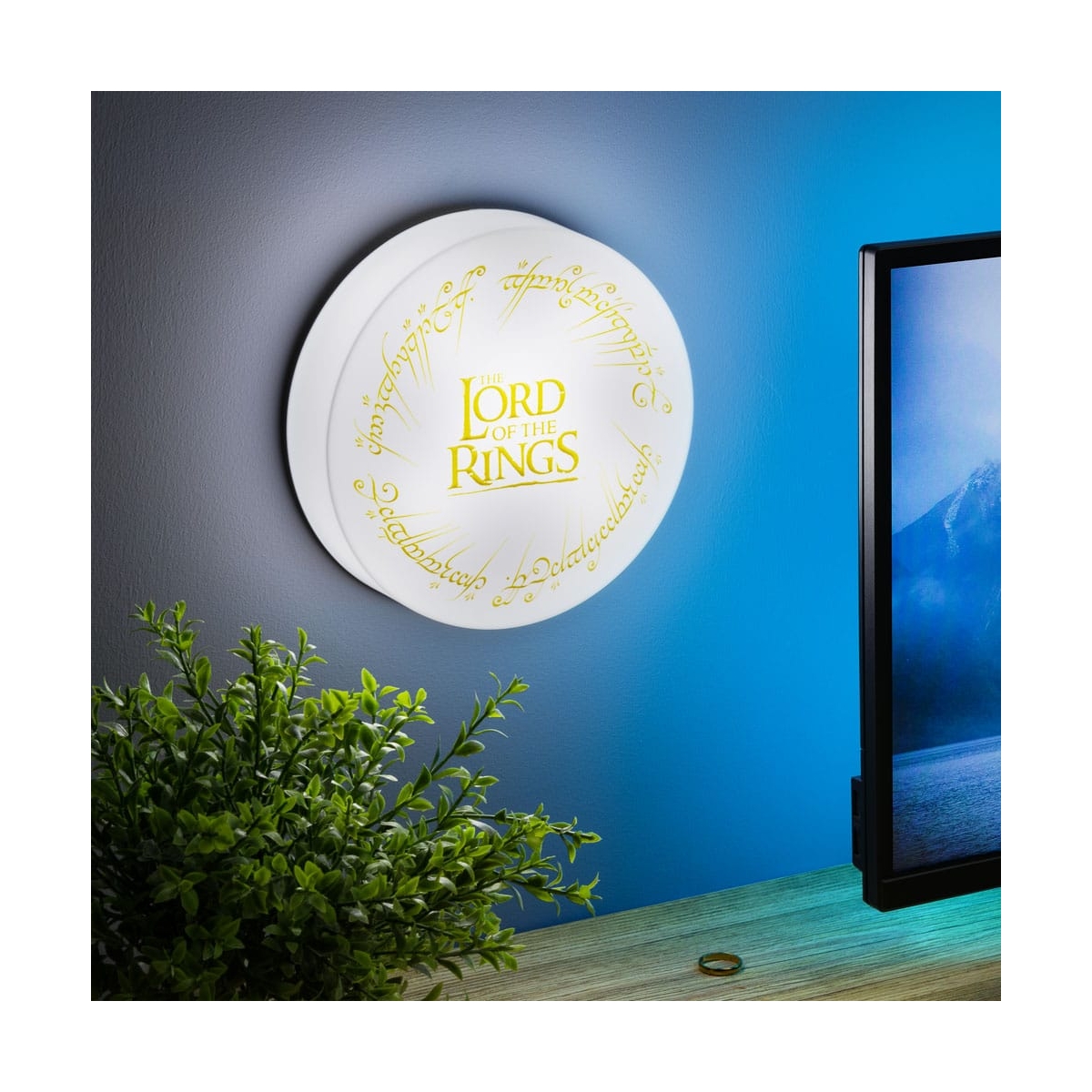 Le Seigneur des Anneaux Lumière flexible Logo 22 cm FigurineDiscount