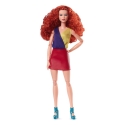 Barbie Signature - Poupée Looks Model 13 Red Hair, Red Skirt