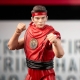 Power Rangers X Cobra Kai Lightning Collection - Figurine Morphed Miguel Diaz Red Eagle Ranger 15 cm