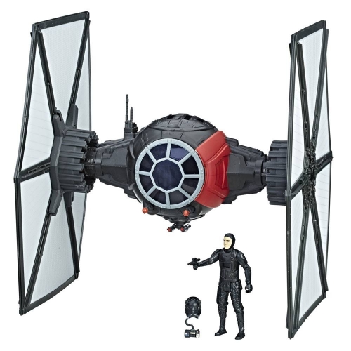 Star Wars Episode VIII - Véhicule avec figurine First Order Special Forces TIE Fighter